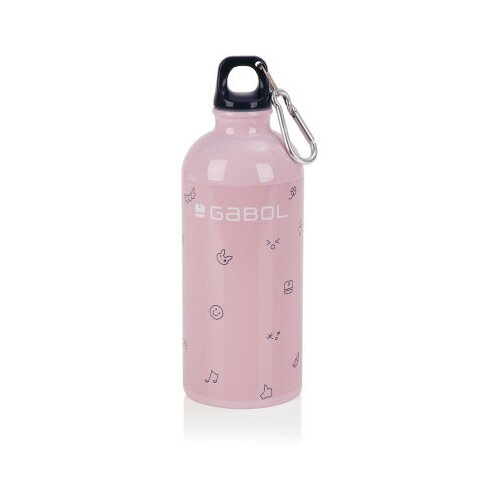 Gabol aluminijumska boca za vodu 7x21 cm 600ml-0,12 kg Icon nežno roze ( 16ADG234548IA ) Cene