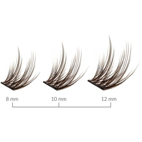Lash Brow Bonding Eyelashes umjetne trepavice Basic Brownie 1 kom Slike