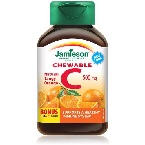 Jamieson vitamin c 500 za žvakanje pomorandža Slike
