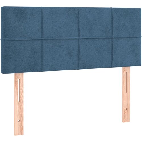 Maison Chic posteljno vzglavje - vzglavna omarica - nočna omarica temno modro 80x5x78/88 cm žamet, (21706990) Slike