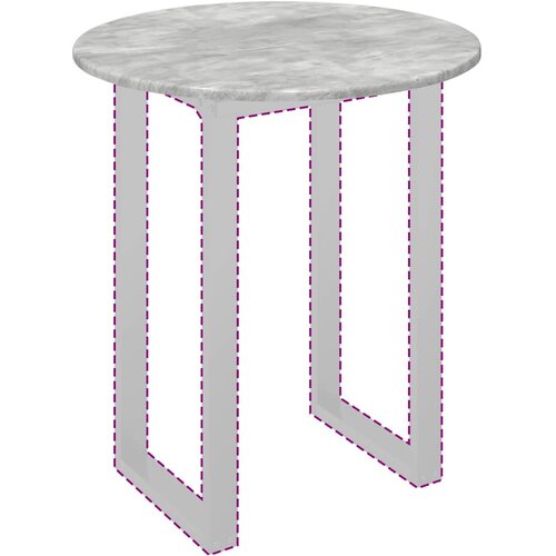  Gornji dio stola Beton siva &amp;Oslash; 60 x 1,5 cm Konstruirano drvo Slike