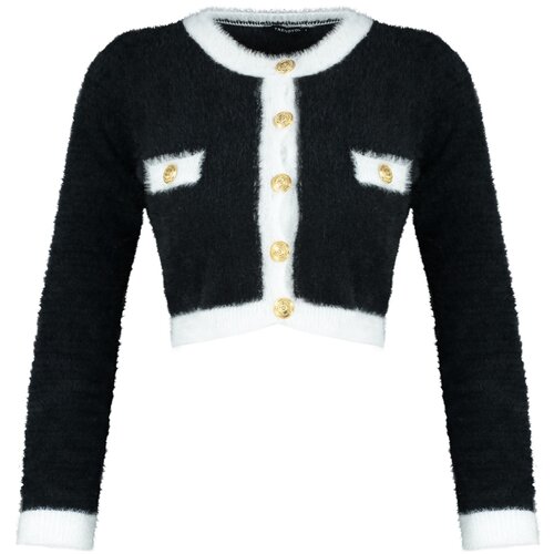 Trendyol Cardigan - Black - Slim fit Cijene