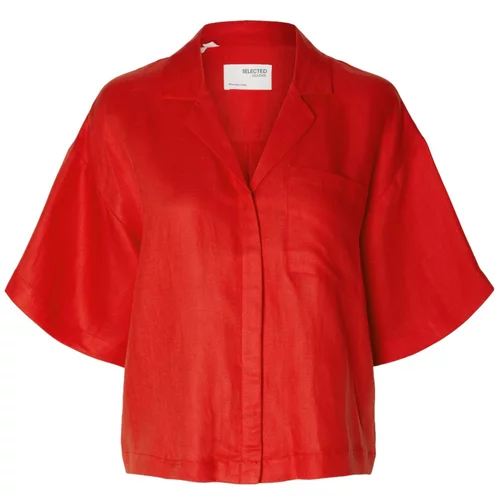 Selected Femme Bluza 'LYRA' ognjeno rdeča