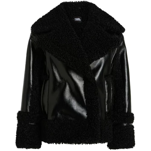 Karl Lagerfeld Prijelazna jakna crna