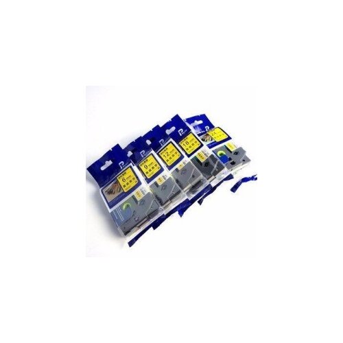 Pot TRAKA TZE631 12mm crno na žuto Slike