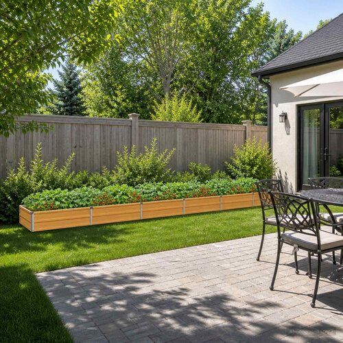  Povi&scaron;eni vrtni krevet Prirodna 480 x 80 x 24 cm Cijene