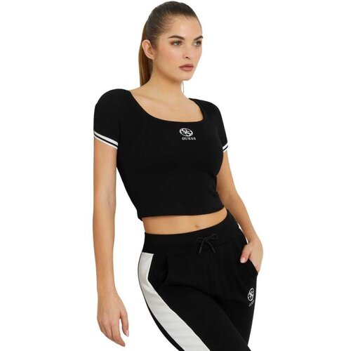 Guess ženska crop fit majica GV4YP00 KCDN0 jblk Slike