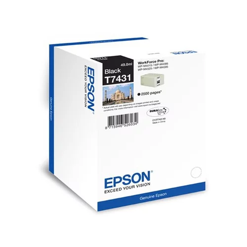 Epson T74414010 kartuša za WP-M4000 tiskalnik, črna, 10K