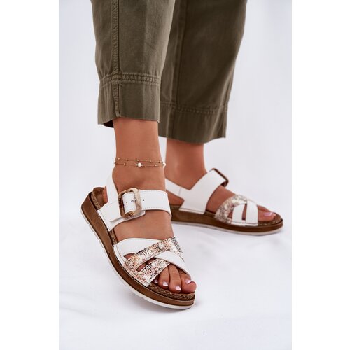 Inblu Women's Sandals With Buckle Cene