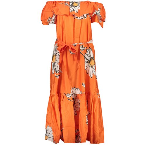 Desigual WOMEN&amp;amp;#39;S LONG DRESS ORANGE Slike