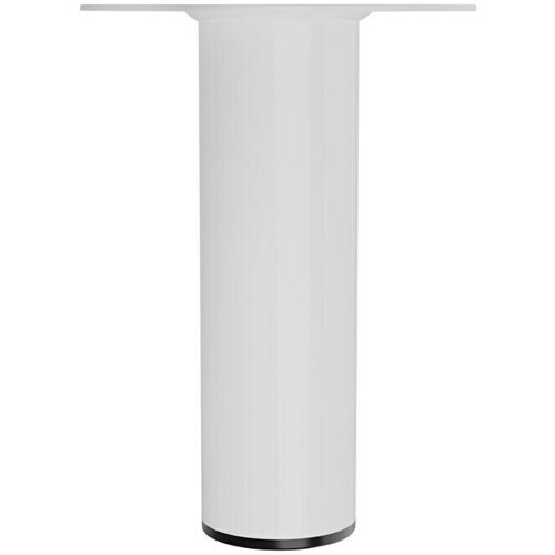 WALTECO Noga za pohištvo (Do x Š x V: 6 x 6 x 20 cm, Ø x V: 6 x 20 cm, Nosilnost izdelka: 75 kg, Jeklo, Bela) Cene