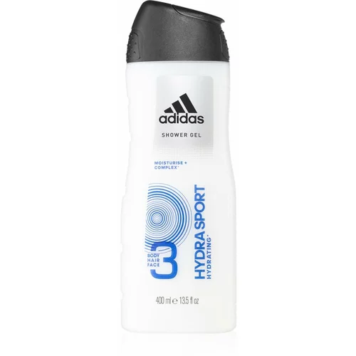 Adidas 3in1 hydra sport gel za tuširanje 400 ml za muškarce