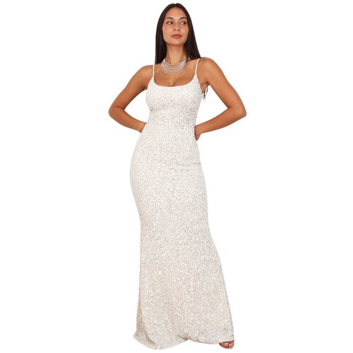 La Modeuse Dolge obleke 76310_P180718 Bež Slike