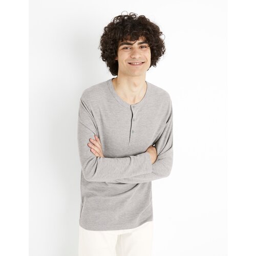 Celio T-Shirt Ceplay With Long Sleeves - Men Slike