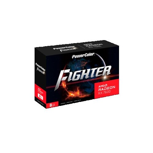 PowerColor Power color rx 7600 8g-f fighter 8g gddr6 128bit Svga pcie ( 24569 ) Cene