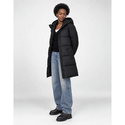 Vero Moda Puhovke VMGRETAFIE 3/4 COATED Črna Slike