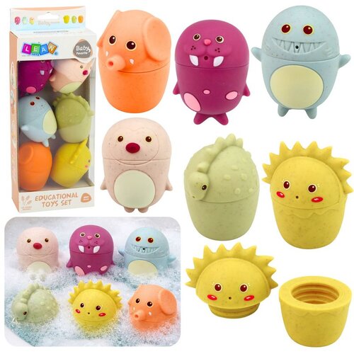  Edukativne igračke za kupanje Senzorne gumene figure pastelne boje 6 kom. Cene