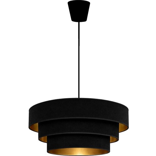  Brilagi - Visilica na sajli LUNETA 1xE27/60W/230V prečnik 40 cm crna/zlatna Slike