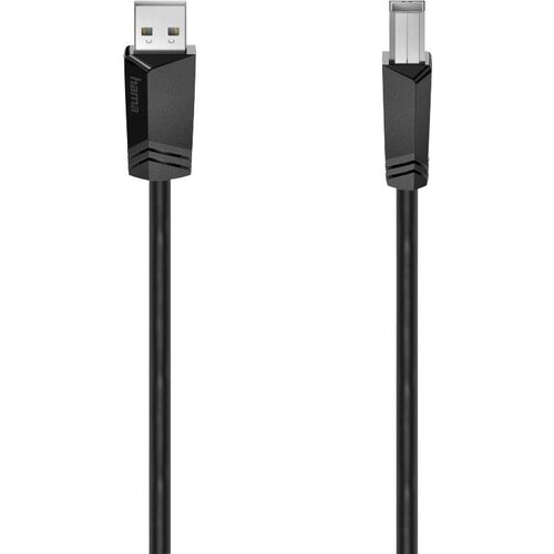 Hama USB kabel USB 2.0 USB-A vtič\, USB-B vtič 5.00 m črna 00200604, (20417058) Cene