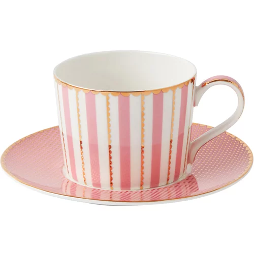 MAXWELL_in_WILLIAMS MAXWELL&WILLIAMS skodelica za čaj s podstavkom Regency 240ml, roza, porcelan