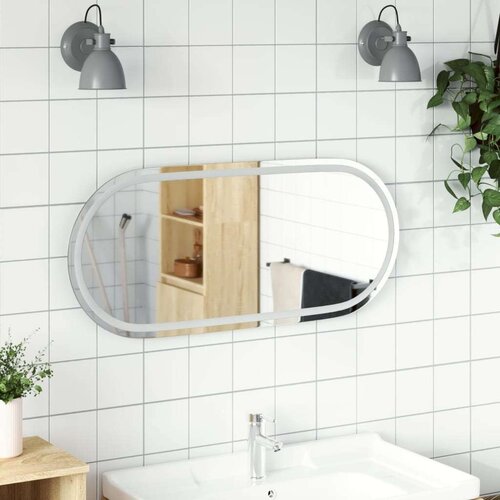 vidaXL LED kopalni&scaron;ko ogledalo 100x45 cm ovalno Cene