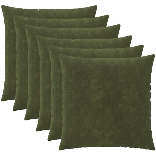  Presvlaka za jastuk 6 pcs HEERLEN Zelena 70 x 70 cm Cijene