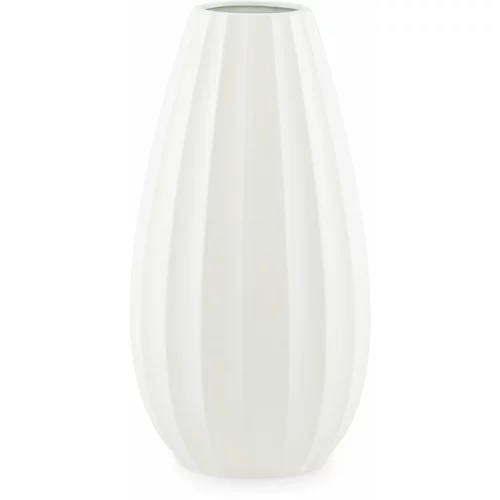 AmeliaHome Kremno bela keramična vaza (višina 33,5 cm) Cob –