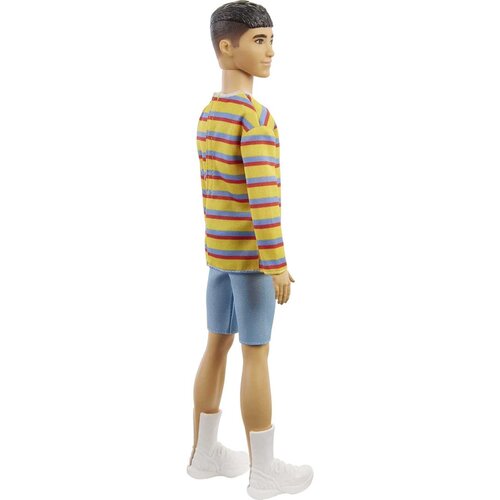 Mattel Barbie Ken Fashionistas - ?rtasta majica z dolgimi rokavi, Rumena, (21582553) Cene