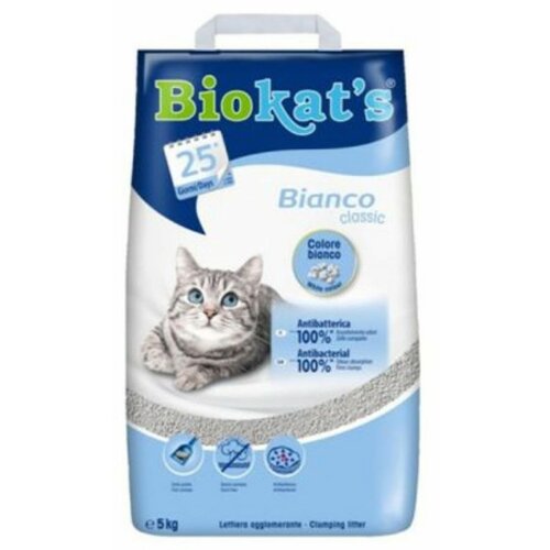 Biokats BIOKAT’S bianco attracting posip za macke 5 kg Cene