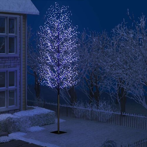  Božićno drvce s 2000 led žarulja plavo svjetlo 500 cm Cene