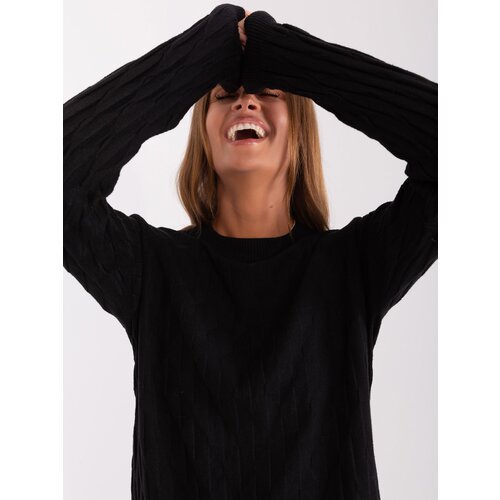 Wool Fashion Italia Sweater-AT-SW-2326.37X-Black Slike