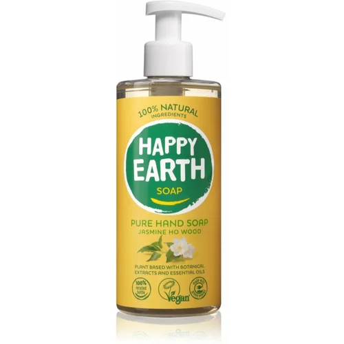 Happy Earth 100% Natural Hand Soap Jasmine Ho Wood tekući sapun za ruke 300 ml
