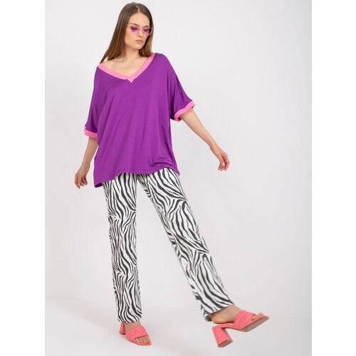 FANCY Blouse-FA-BZ-7766.81P-dark purple Slike