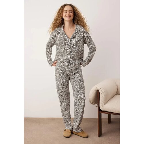 TRENDYOLMILLA Ženski set pidžame Thmaw26Pt00195, Šareni Cene
