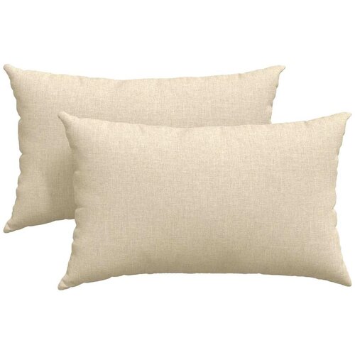  Jastučići za sofu 2 pcs Krema 50 x 30 cm tkanina Slike