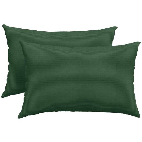  Jastučići za sofu 2 pcs Tamnozelena 60 x 40 cm Kordura tekstil Slike
