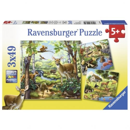 Ravensburger puzzle (slagalice) - zivotinje u prirodi Cene