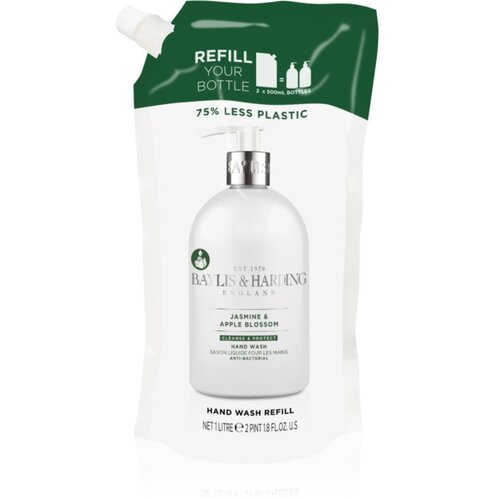 Baylis & Harding Jasmine & Apple Blossom tekoče milo za roke nadomestno polnilo 1000 ml Cene