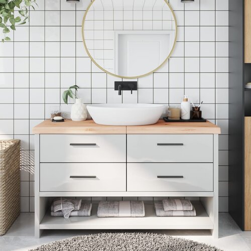  Kupaonska radna ploča 140x60x(2-6) cm netretirano masivno drvo Cijene