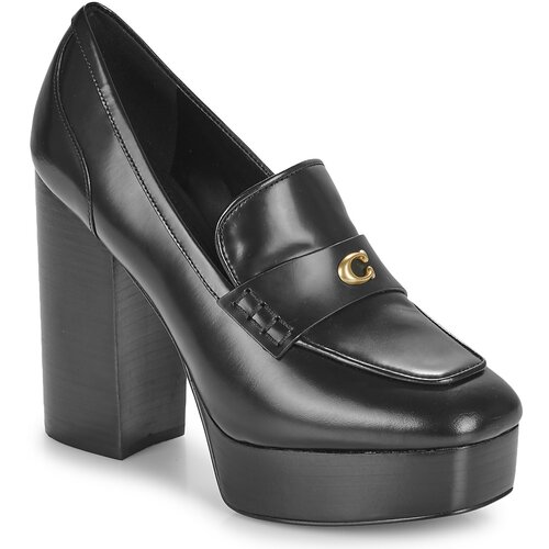 Coach ILYSE LEATHER PLATFORM LOAFER Crna Cijene