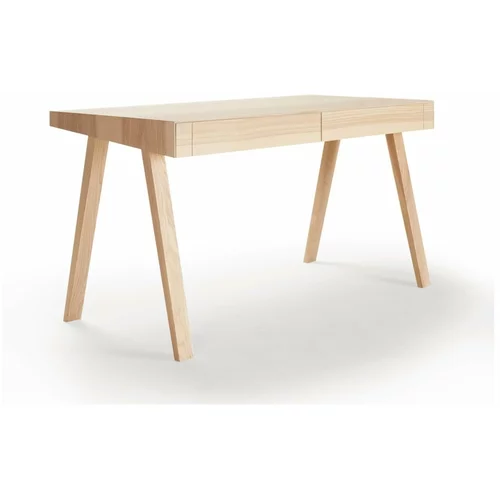 EMKO Pisalna miza iz jesenovega lesa 4.9, 140 x 70 cm