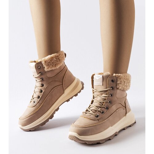 Lee Cooper - producent Beige boots Lee Cooper Cene