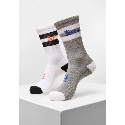 MT Accessoires Sky Hell Socks 2-Pack Grey/White Slike
