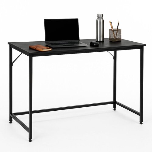  Radni stol 100 x 50 x 76 cm, crni Slike