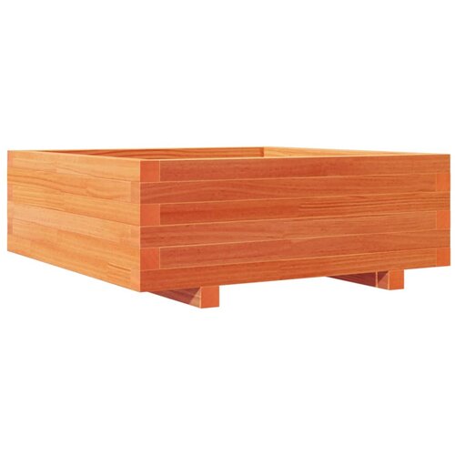 Vrtna sadilica vo&amp;scaron;tano smeđa 70 x 70 x 26,5 cm masivna borovina Slike