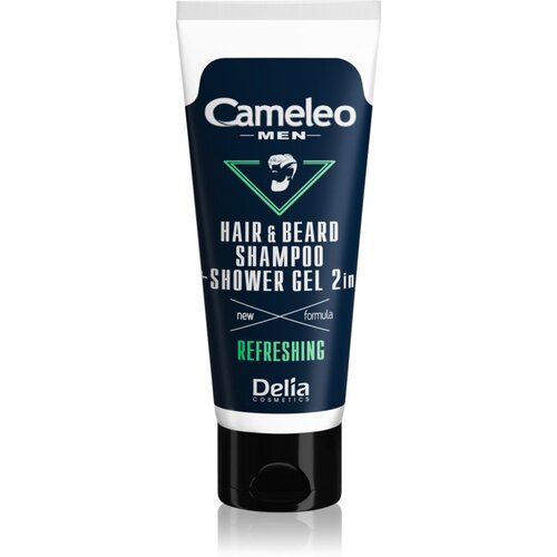 Delia Cosmetics Cameleo Men &amp;scaron;ampon in gel za prhanje za lase, brado in telo 150 ml Slike