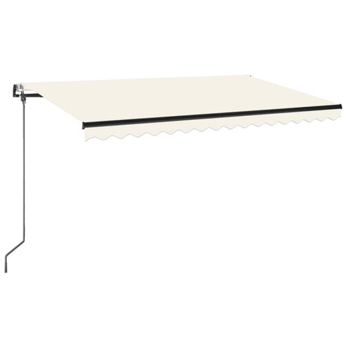 vidaXL Avtomatsko zložljiva tenda 400x350 cm krem, (20609711) Cene