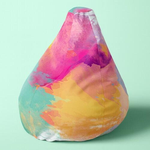  Veliki LazyBag vodene sarene boje low square ( 027 ) Cene