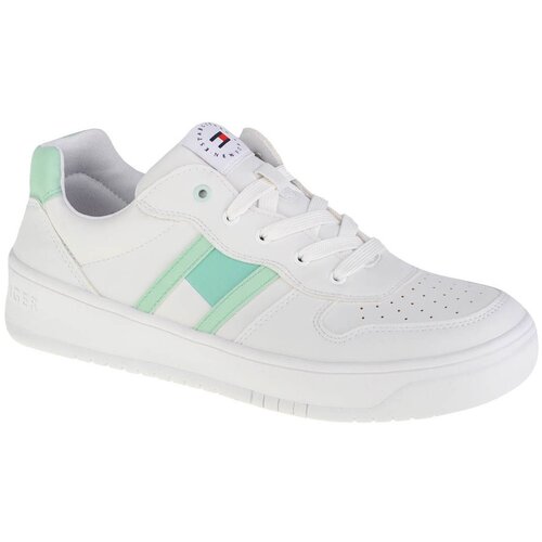 Tommy Hilfiger Nizke superge Low Cut Lace-Up Sneaker Bela Cene