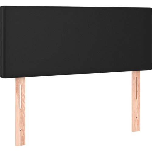 Maison Chic posteljno vzglavje - vzglavna omarica - nočna omarica črno 100x5x78/88 cm umetno usnje, (21707379) Slike